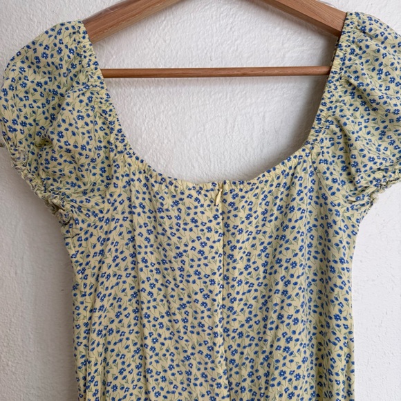 No Boundaries Midi Dress with Puff Sleeves Women's XS (0-2) - Picture 6 of 8